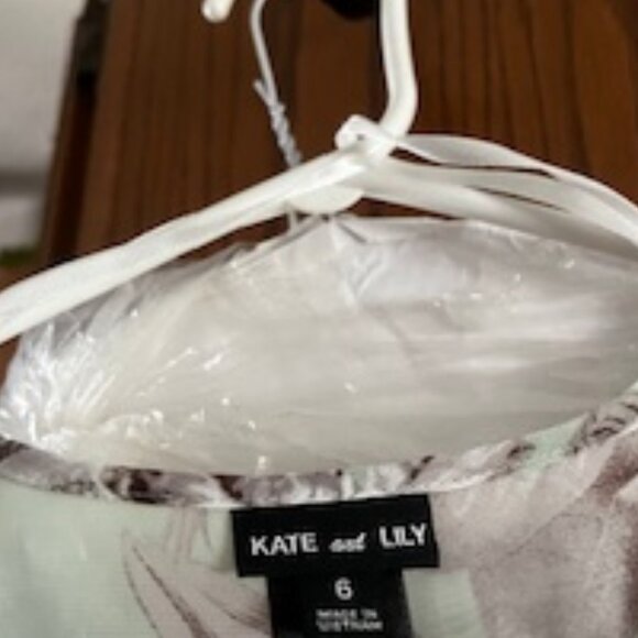 SUMMER TO FALL soft green flowing long gown - Picture 3 of 3